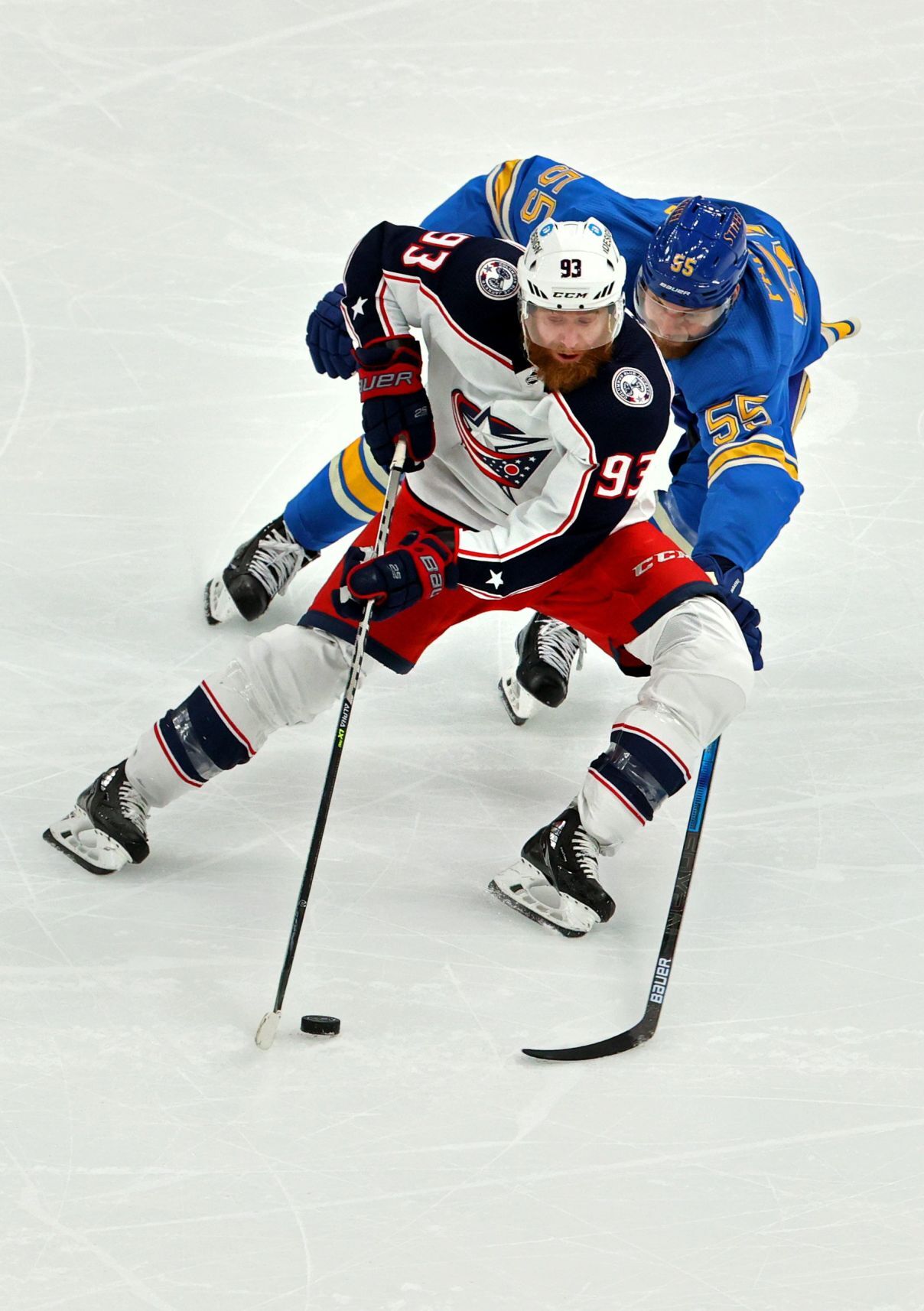 Blues host Blue Jackets